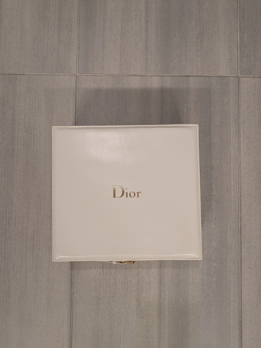 Dior White Storage Or Jewelry Box - Elegant Luxury Accent
